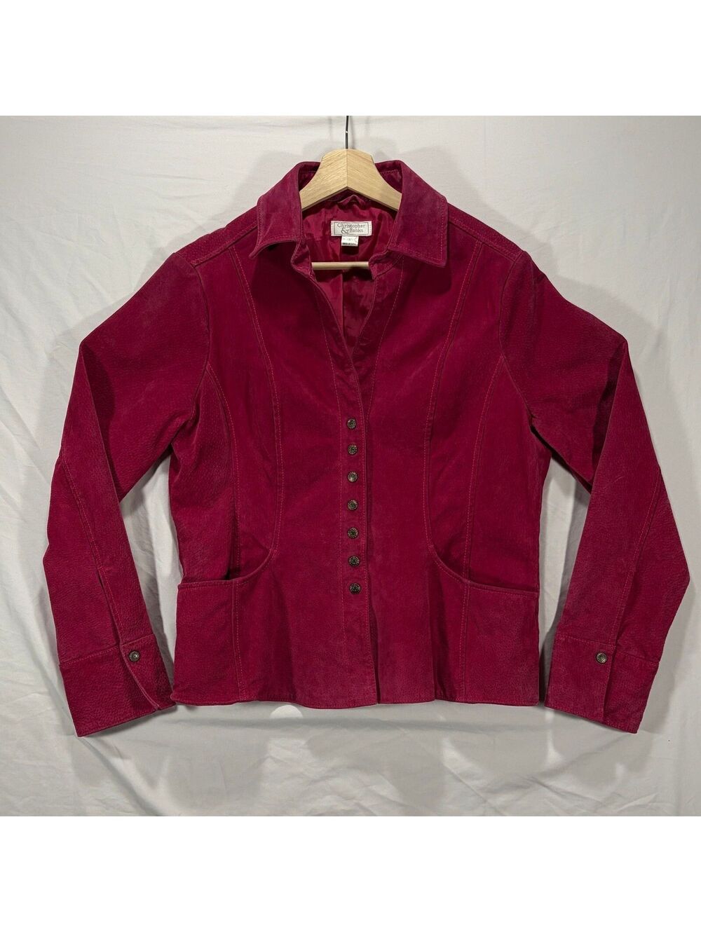 Pink Leather Jacket Western Washable Country Western Cowgirl